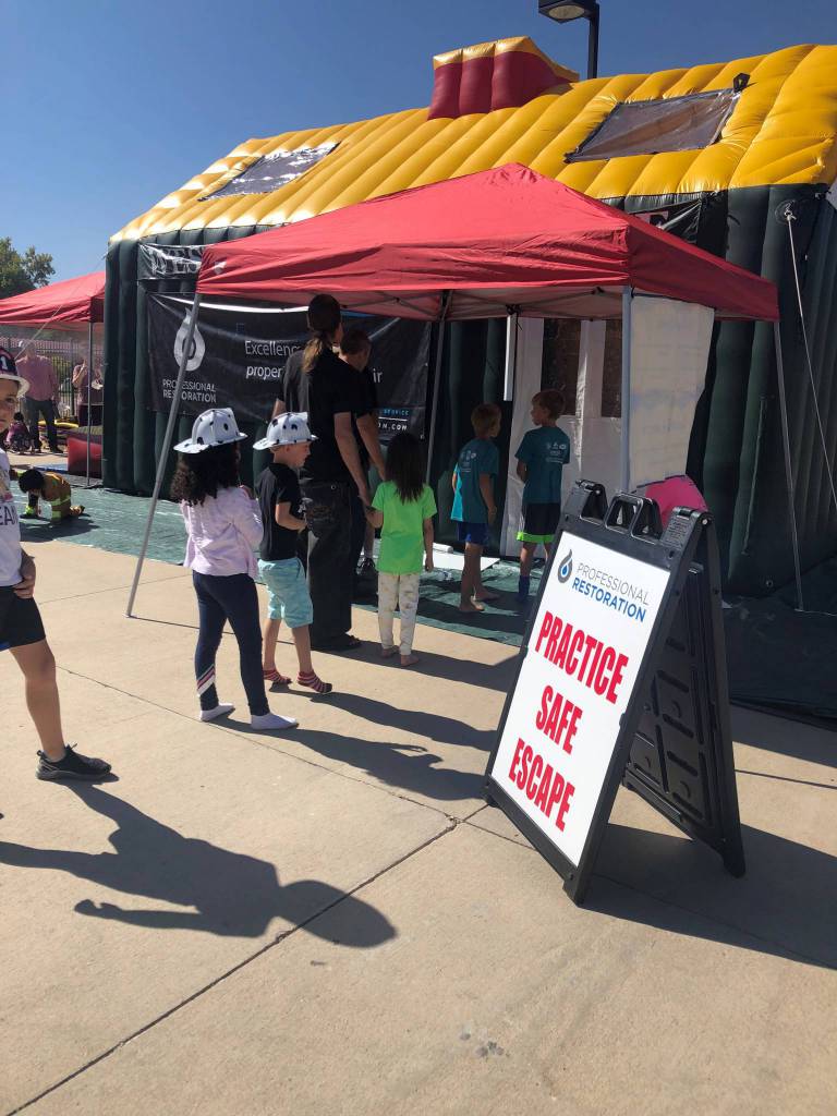 2019 Fire Muster Safe Escape Bouncehouse Line